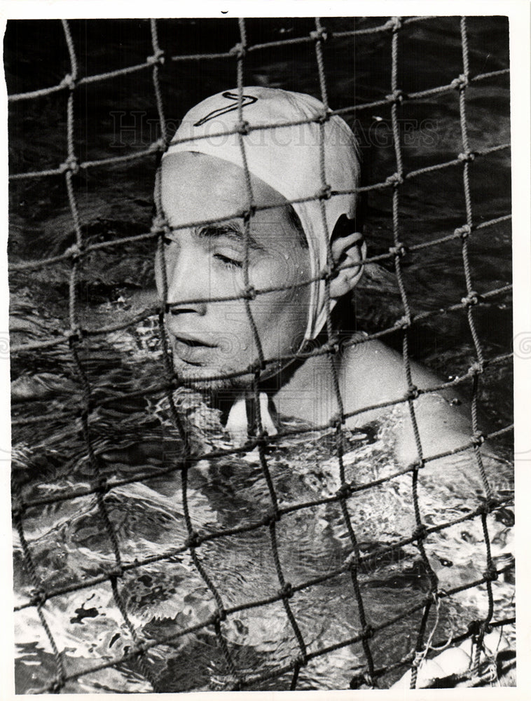 1957 Ervin Zador Water Polo Player-Historic Images