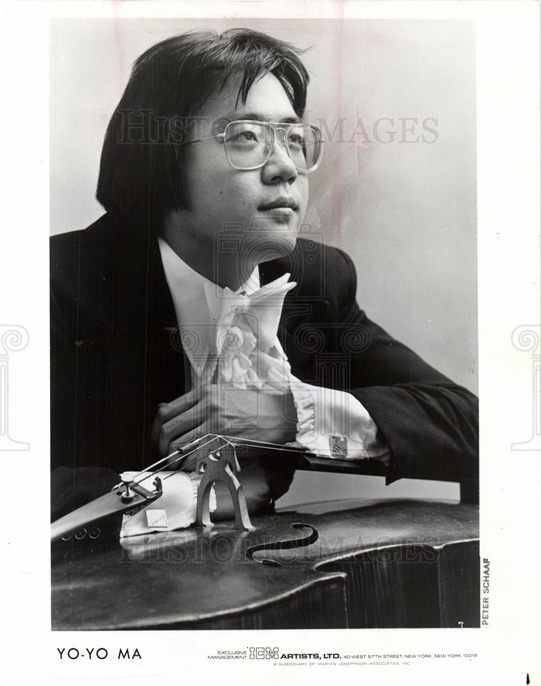 1980 Yo-Yo Ma American cellist composer-Historic Images