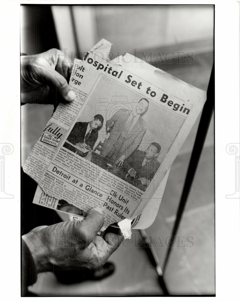 1992 Coleman Young Detroit Mayor-Historic Images