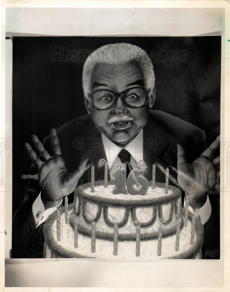 1989 Detroit Mayor Coleman Young-Historic Images