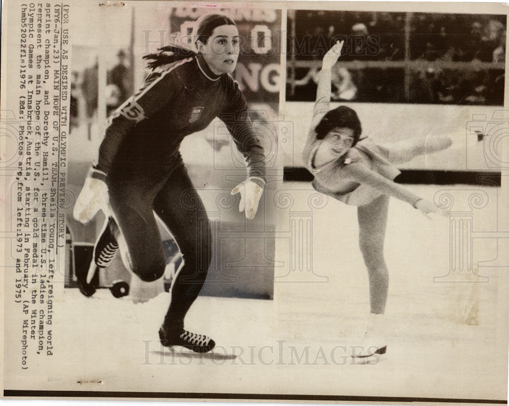 1976 Shiela Young Dorothy Hamill Olympic-Historic Images