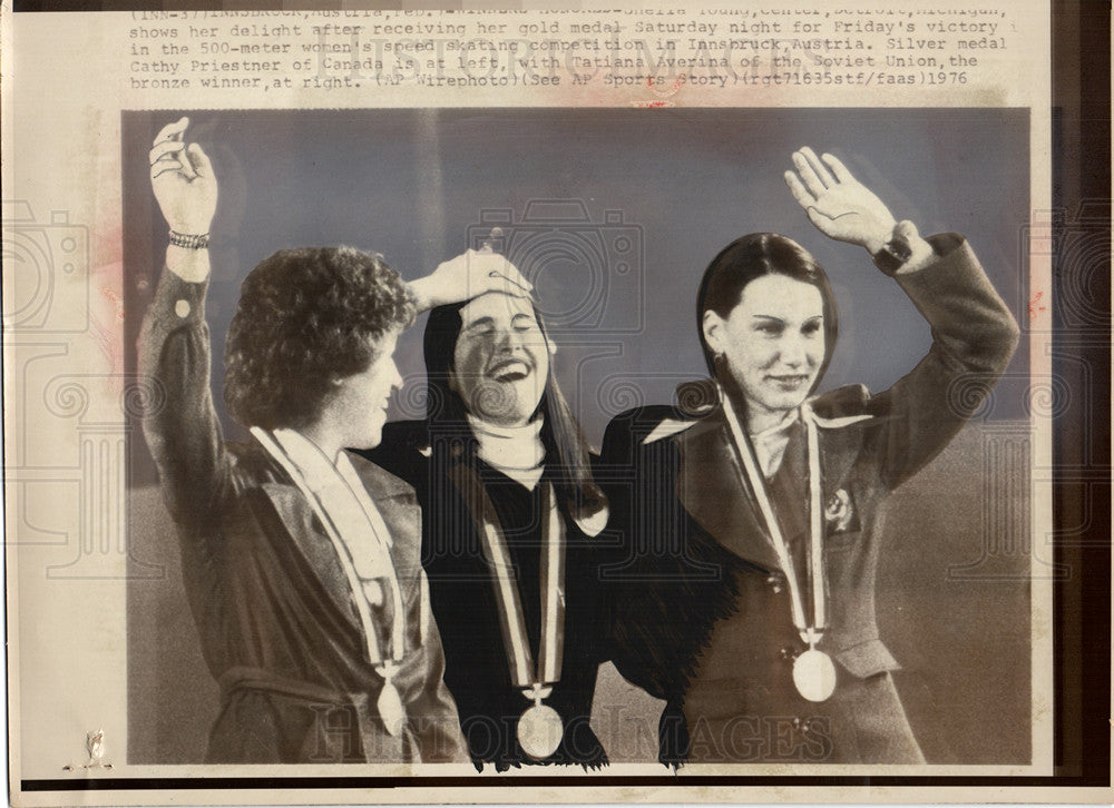 1976 Sheila Young Priestner Titiana Averina-Historic Images