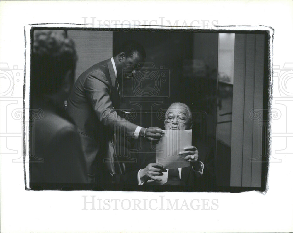 1989 Coleman Alexander Young Detroit Mayor-Historic Images