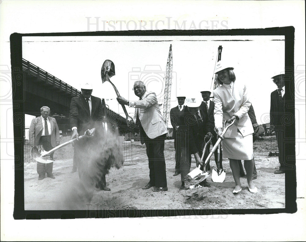 1992 JOHN A STANO, Mayor Coleman Young-Historic Images