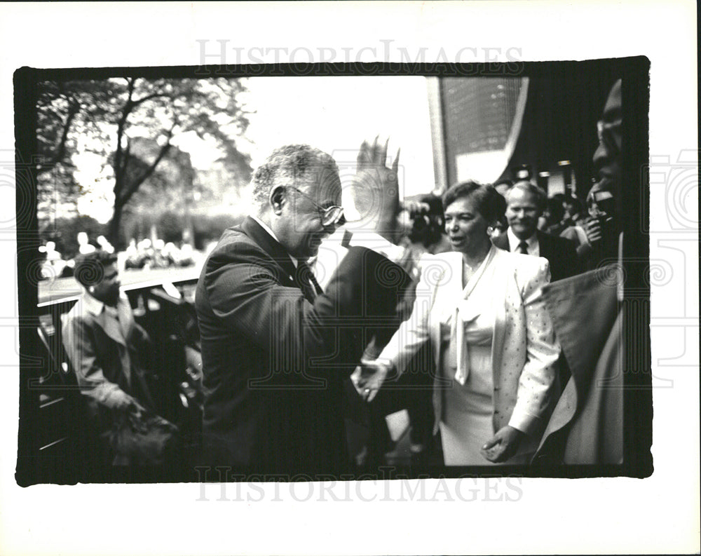 1987 Coleman Young Detroit Mayor-Historic Images