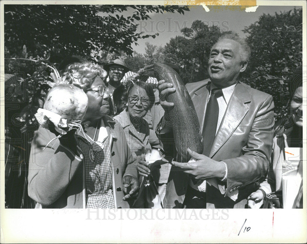 1984 Mayor Coleman Young Hattie Glasgow-Historic Images