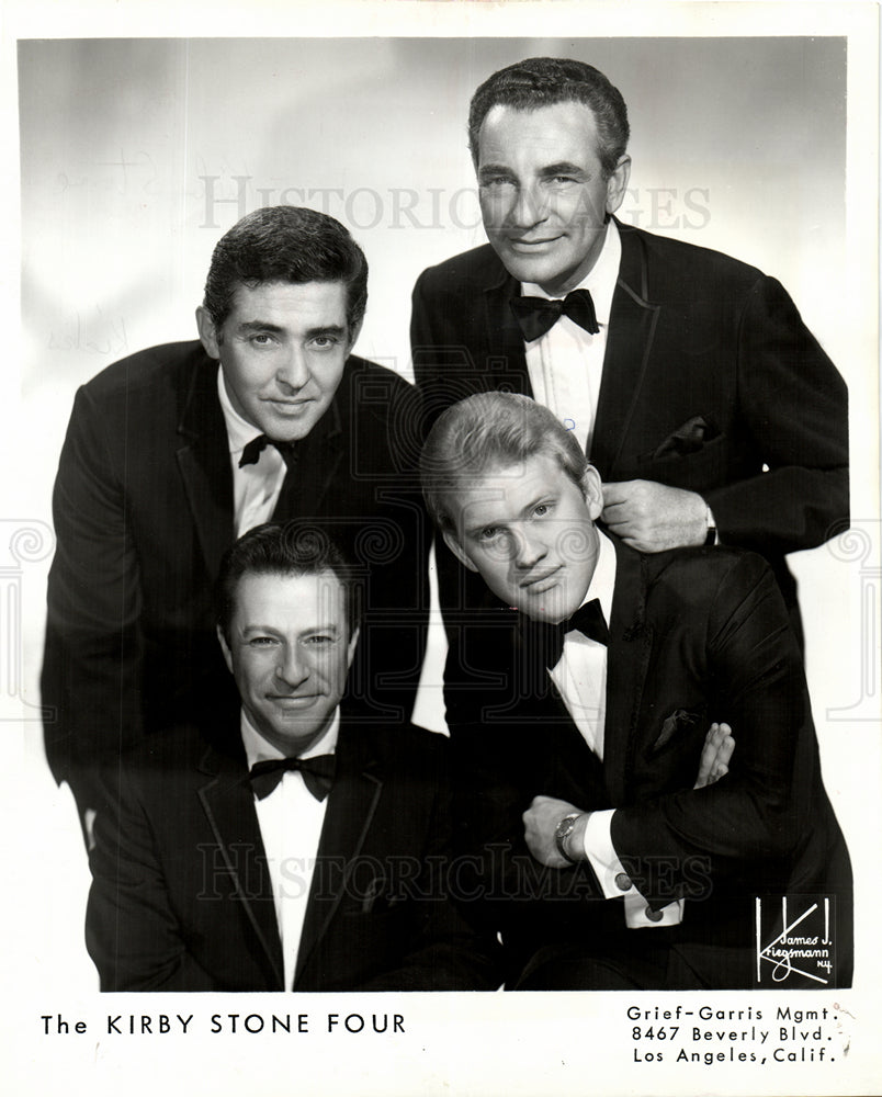 1968 The Kirby Stone Four vocal ensemble-Historic Images