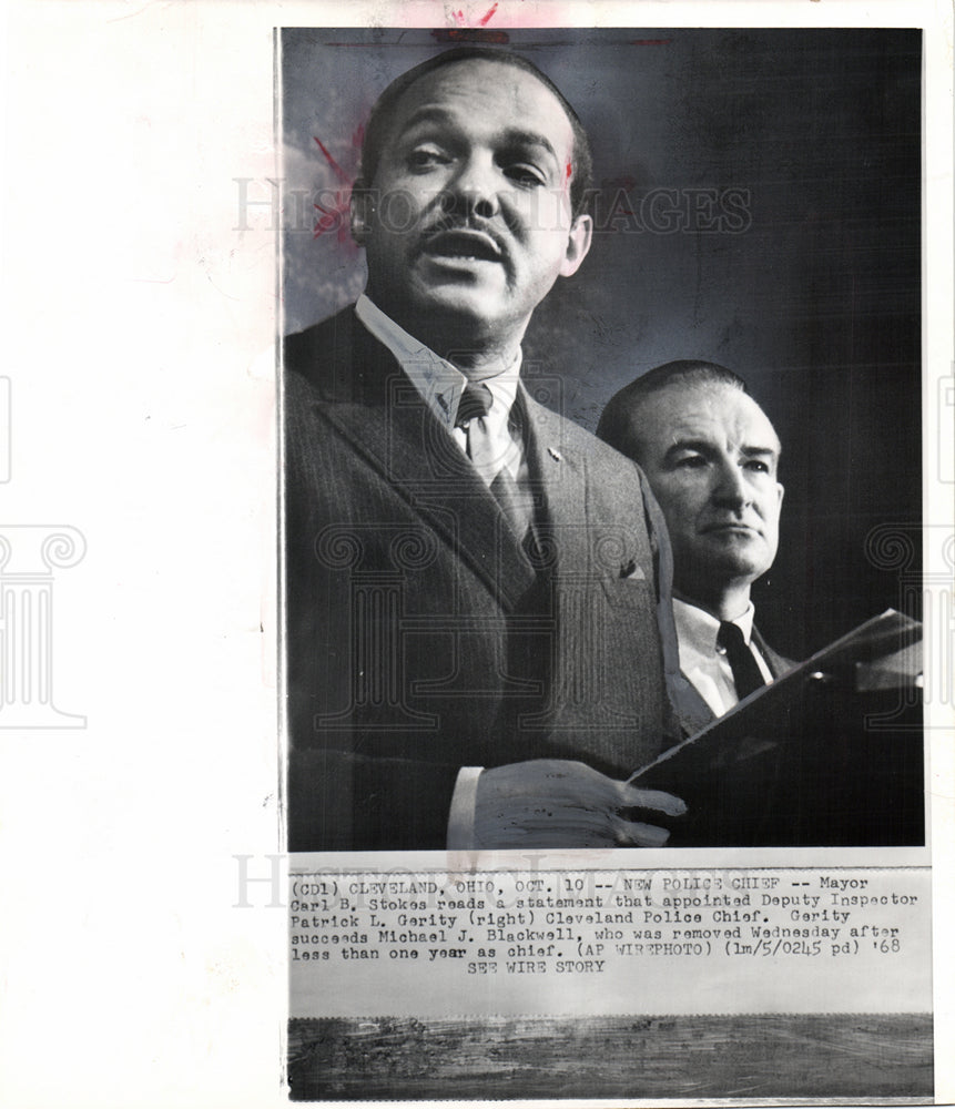 1972 Carl Stokes black mayor Cleveland-Historic Images