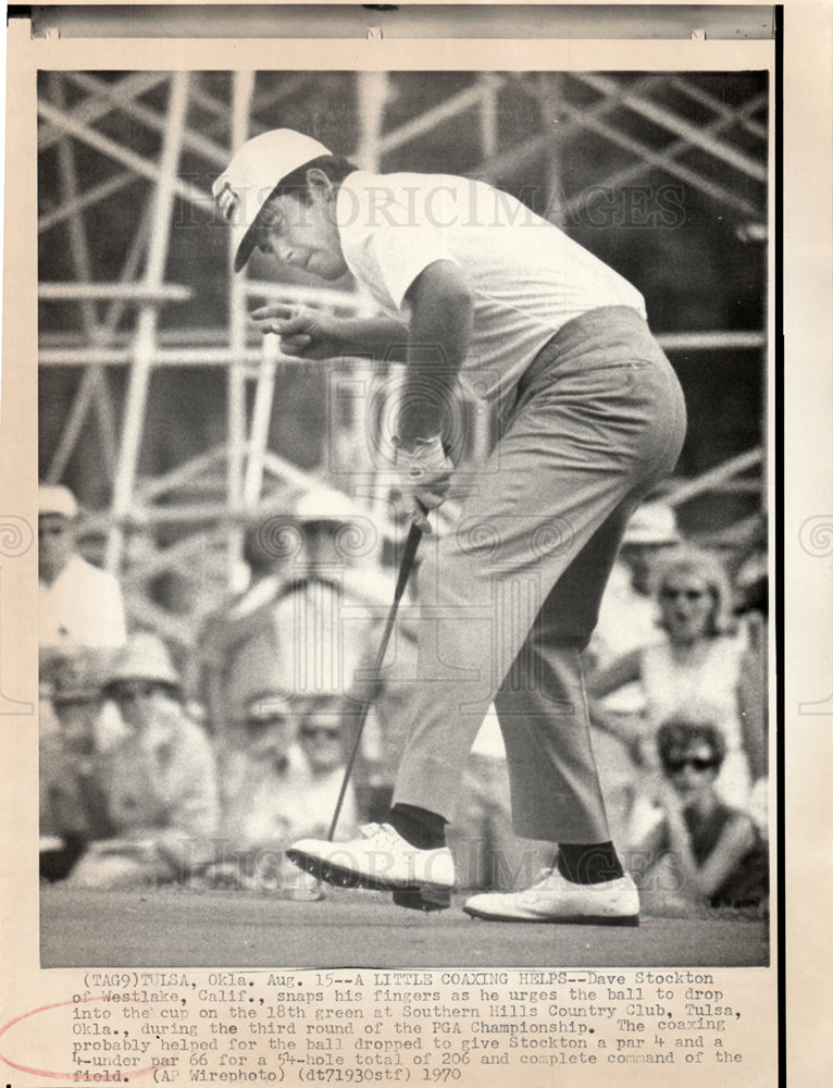 1970 Dave Stockton PGA Championship Tulsa-Historic Images