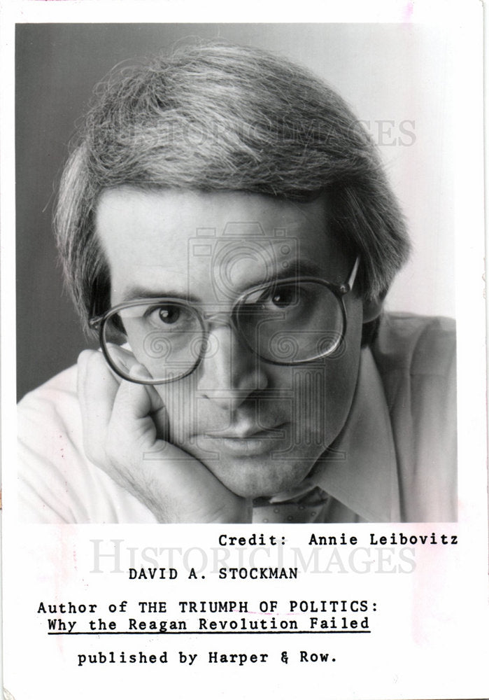 1993 David A. Stockman politician author-Historic Images