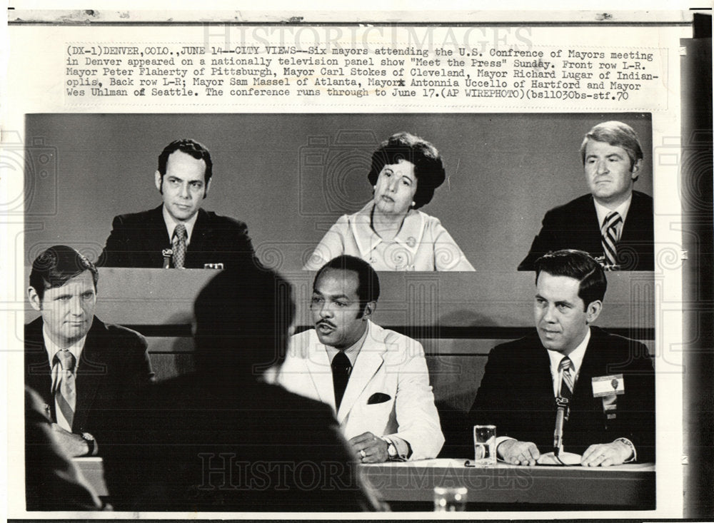 1970 Mayor Flaherty Stokes Lugar Massel Wes-Historic Images