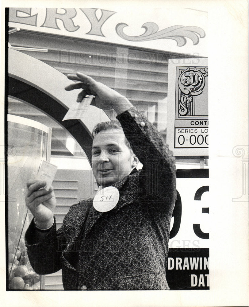 1973 Michigan State Lottery Winner 1973-Historic Images