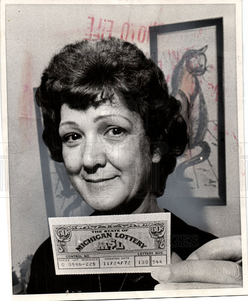 1972 Michigan State Lottery-Historic Images