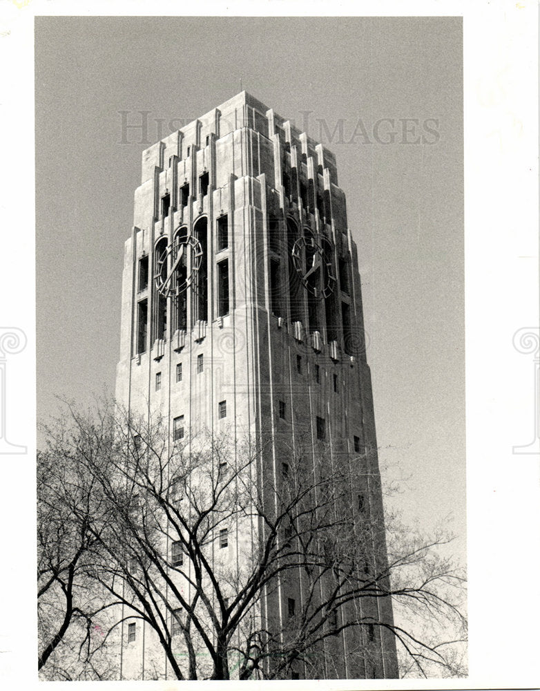 1987 Burton Tower University Michigan-Historic Images