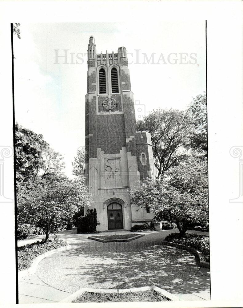 1985 Burton Memorial Tower Michigan Campus-Historic Images