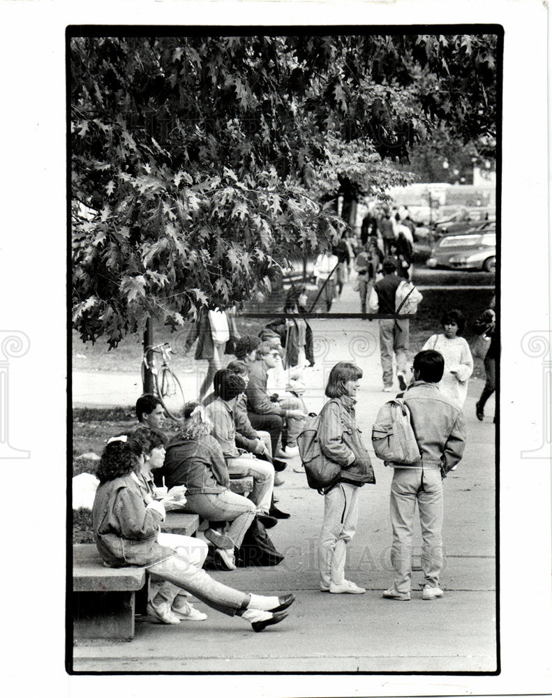 1986 University of Michigan Students-Historic Images