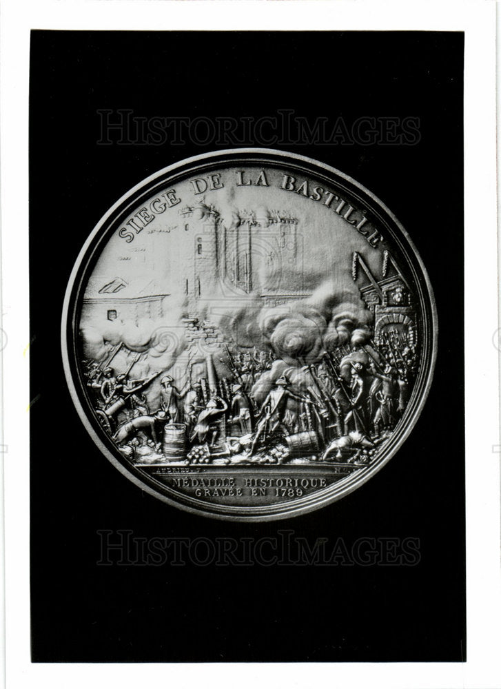 1983 Storming of Bastille Medallion-Historic Images