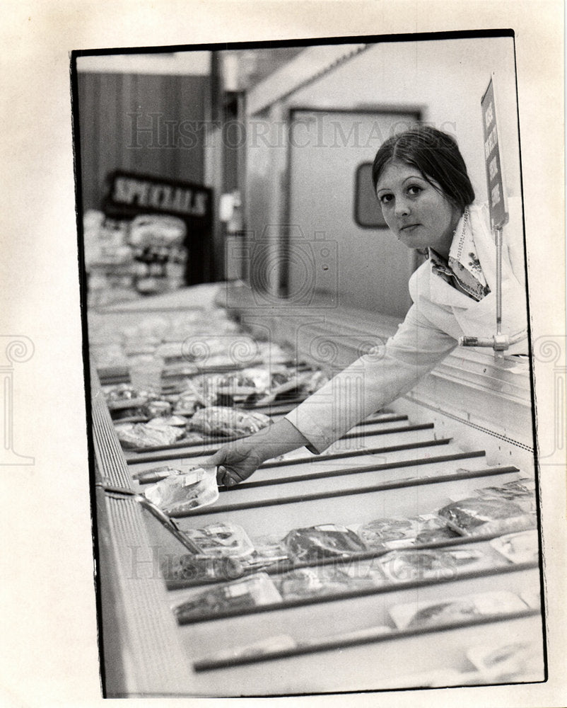 1973 Meat Beef Butcher-Historic Images