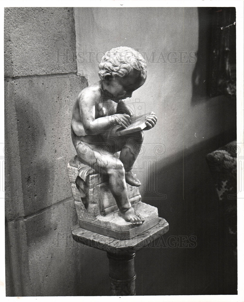 1961 Gay Marble Cherub Michigan-Historic Images