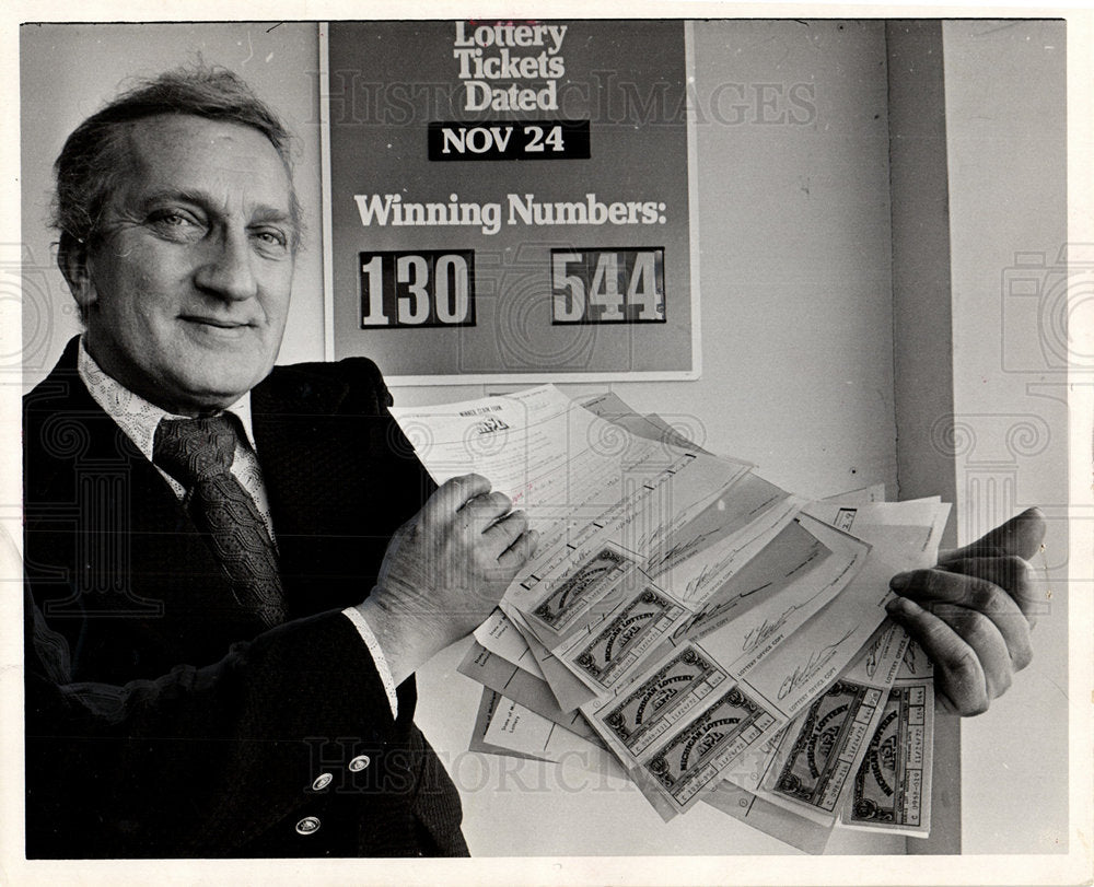 1972 Michigan State Lottery-Historic Images