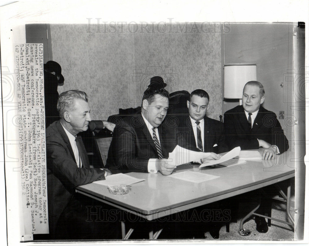 1963 1963 Michigan Democrat legislative-Historic Images