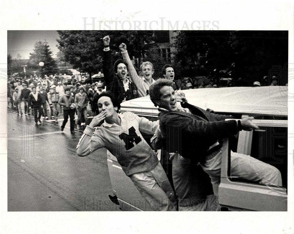 1983 MICHIGAN UNIVERSITY- STUDENTS-Historic Images