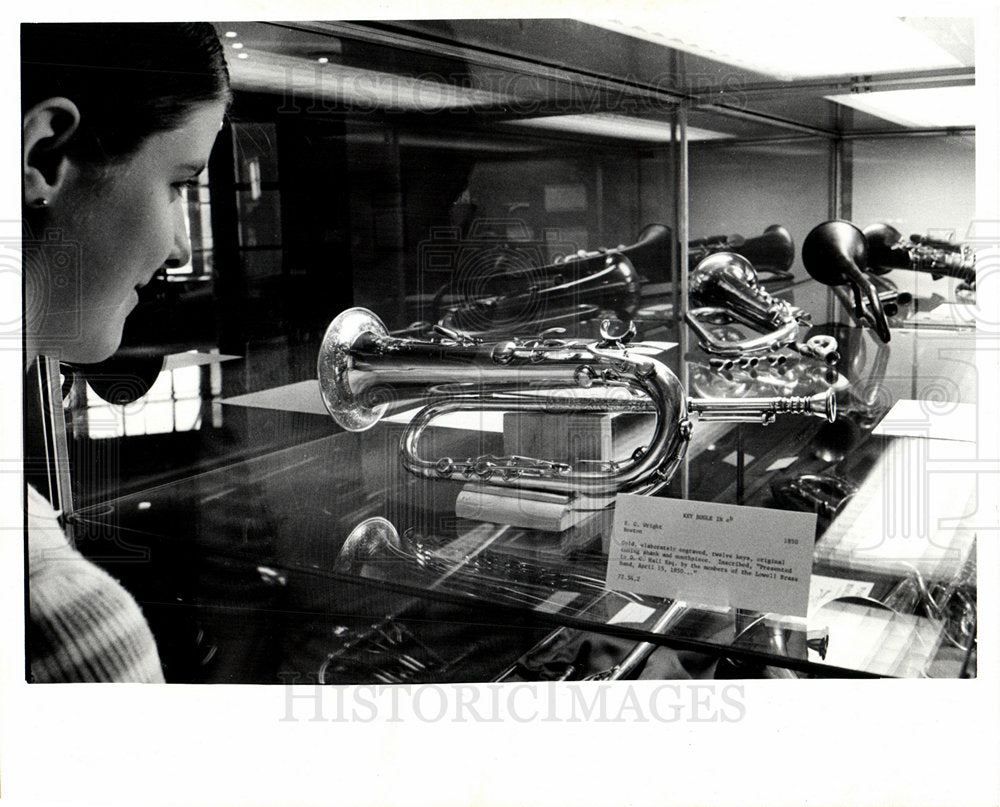 1975 University of Michigan Stearns trumpet-Historic Images