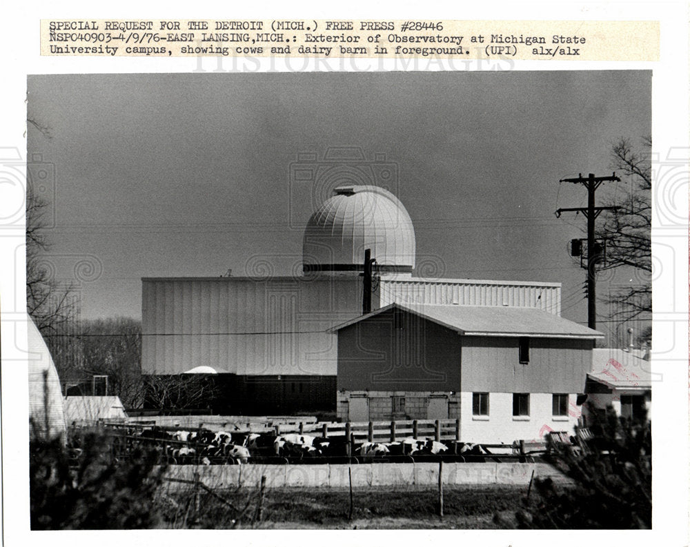 1976 Michigan State University Observatory-Historic Images