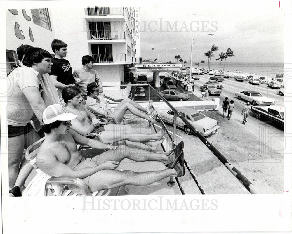 1980 Fraternity UM Beach-Historic Images