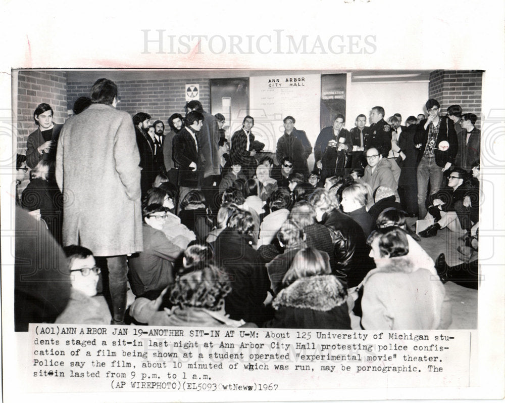 1967 Ann Arbor City Hall Michigan movie-Historic Images