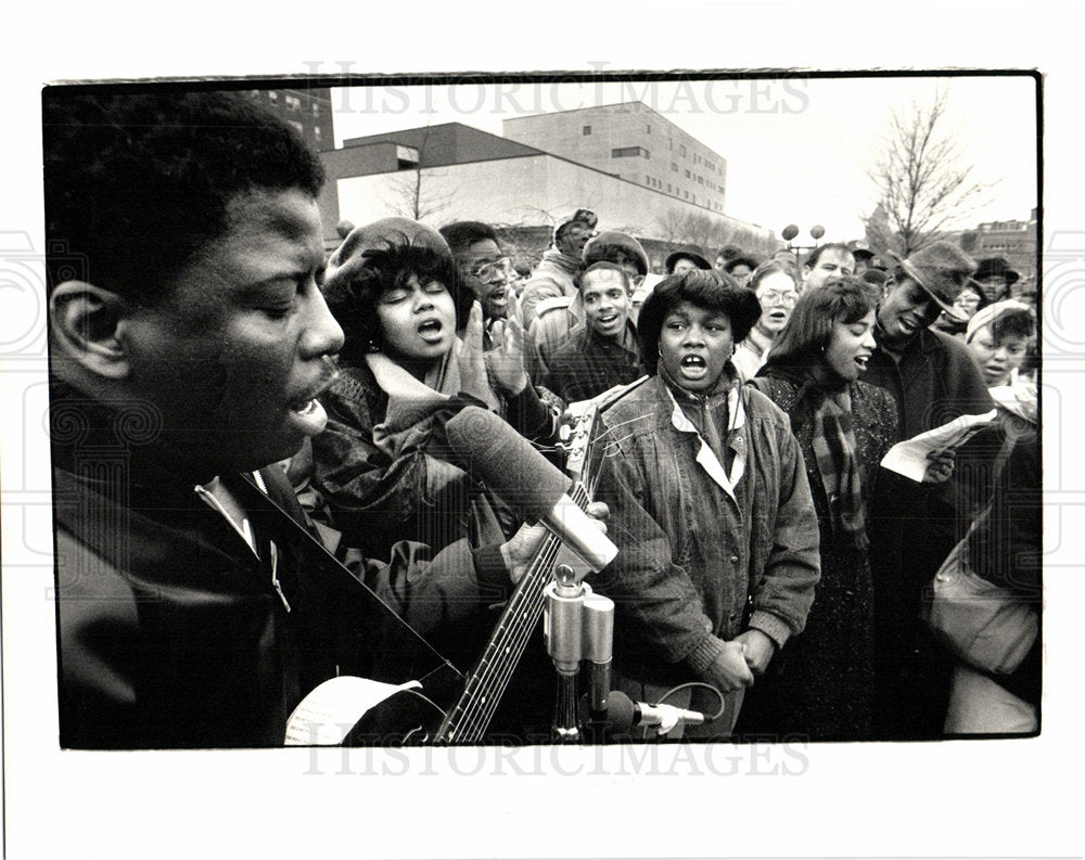 1988 University of Michigan Demonstration-Historic Images