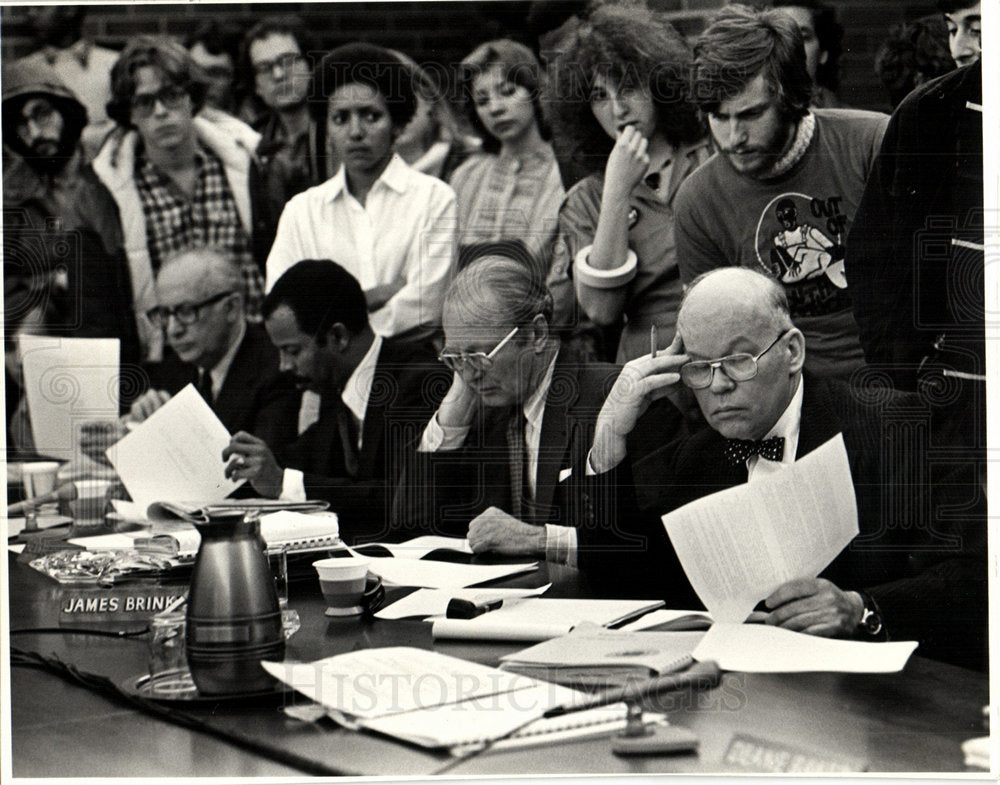 1979 protesters Mich. University officials-Historic Images