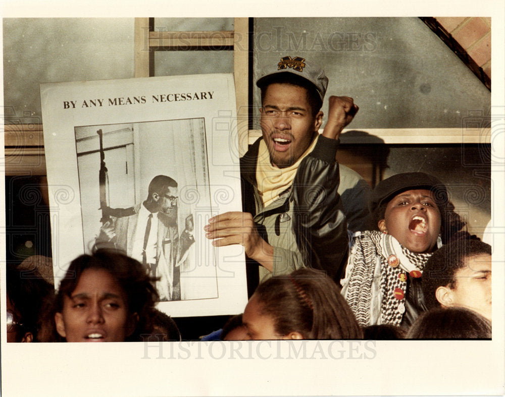 1989 Michigan University Protest-Historic Images