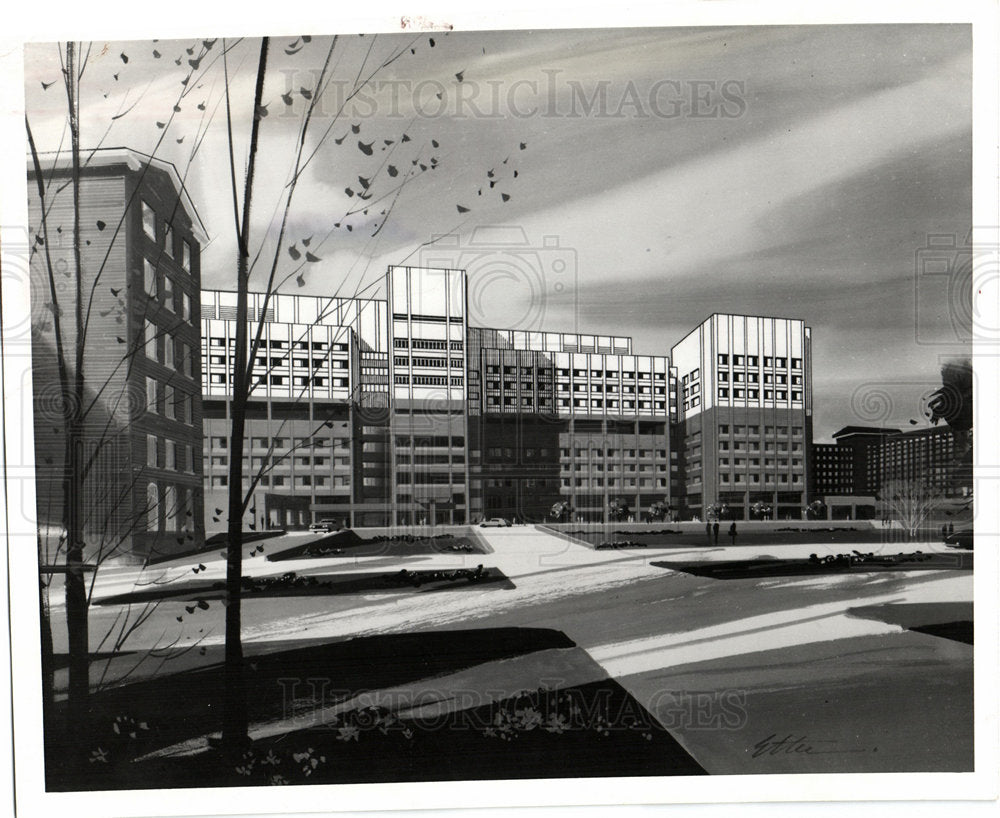 1975 Harper Hospital Detroit-Historic Images