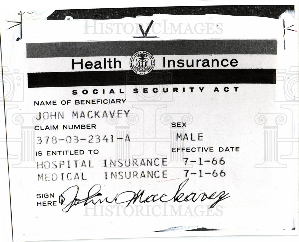 1966 Medicare card-Historic Images