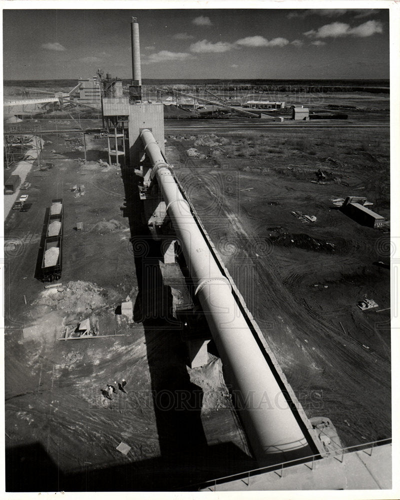 1962 Rotary Cement Kiln Alpena Huron-Historic Images