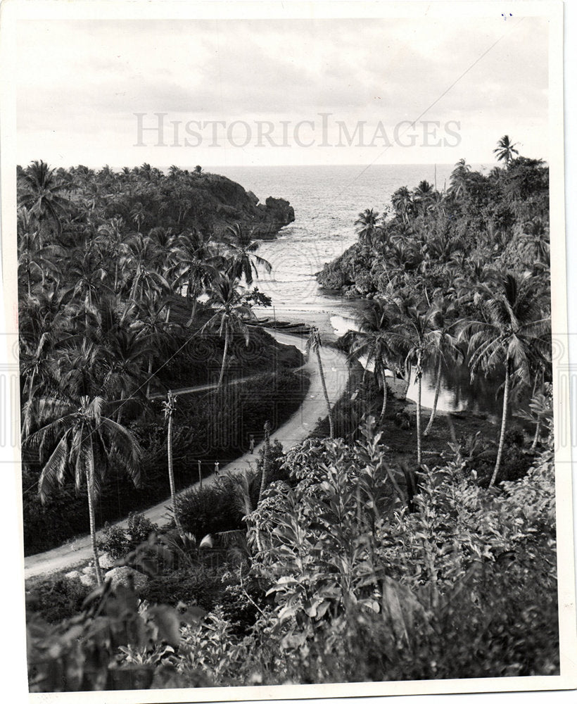 1962 Jamaica Motoring beach travel-Historic Images