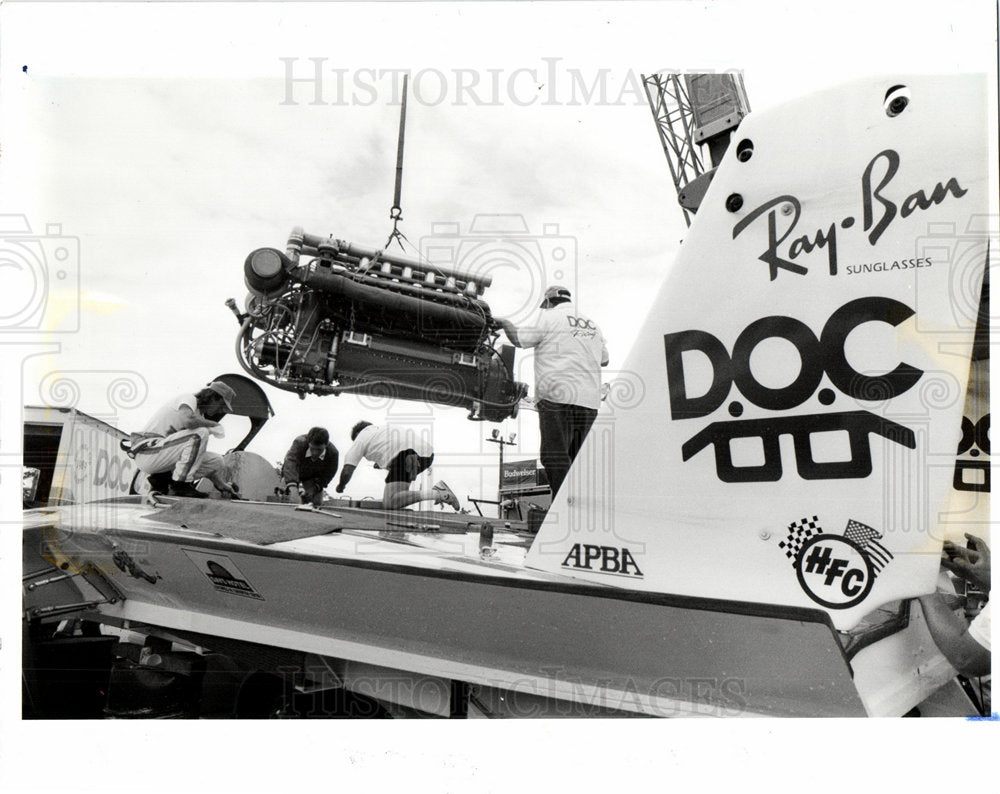 1990 HydroPlan racing  Detroit River-Historic Images