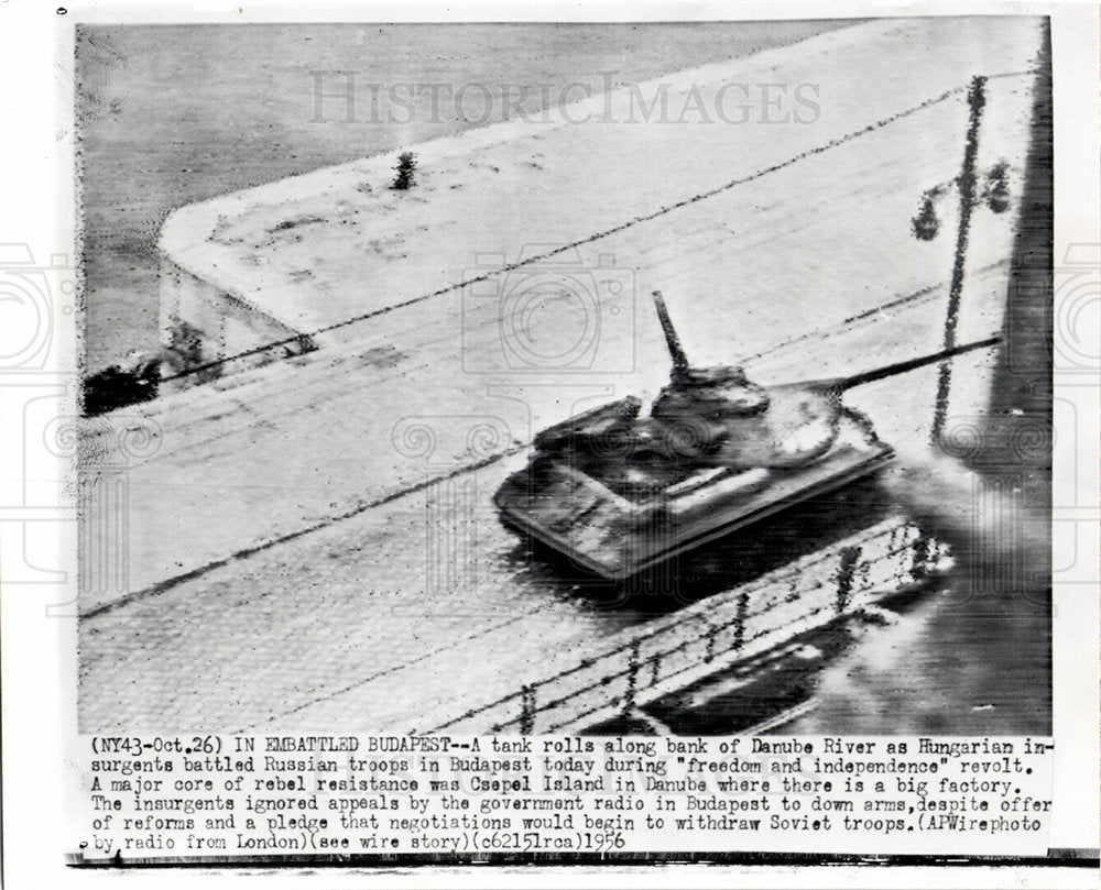 1956 Budapest Hungary Danube Csepel Island-Historic Images