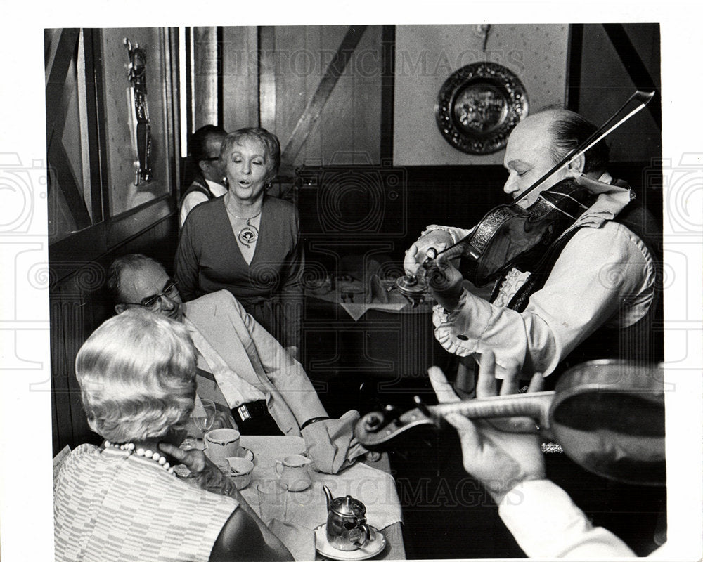 Hungarian Village violin-Historic Images