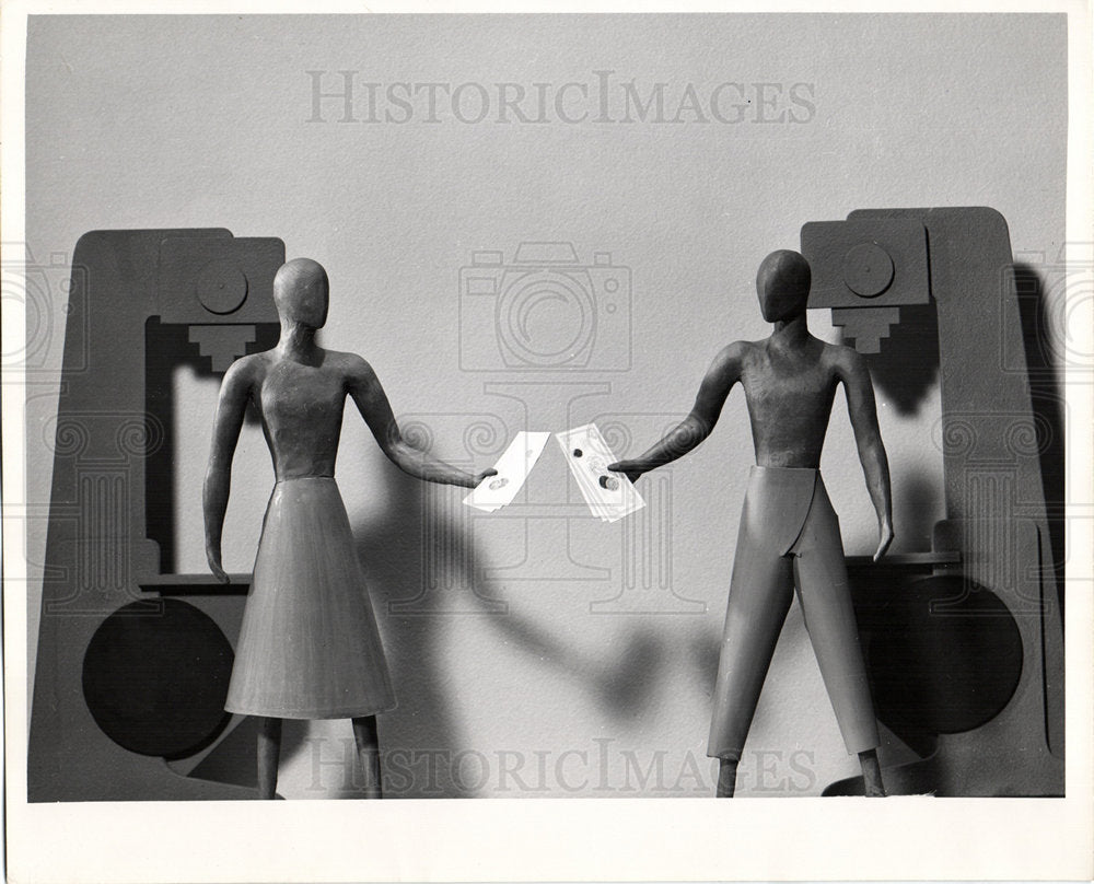 1953 Human Rights Sculpture-Historic Images