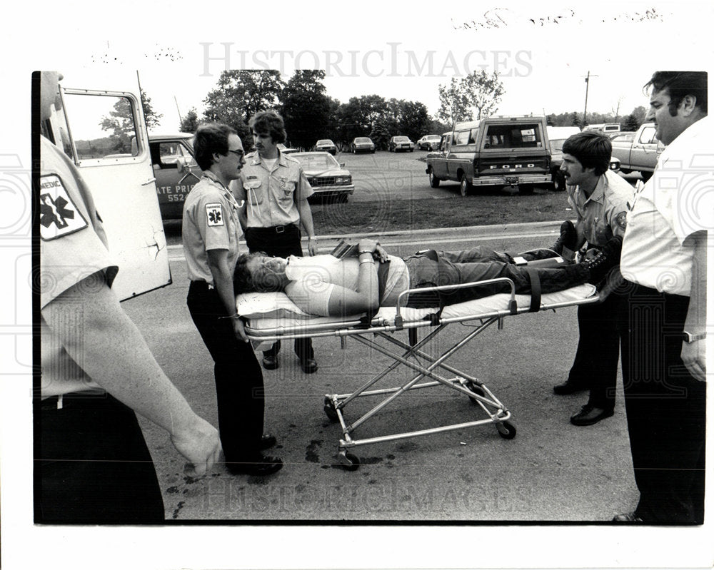 1981 Jackson State Prison ambulance medical-Historic Images