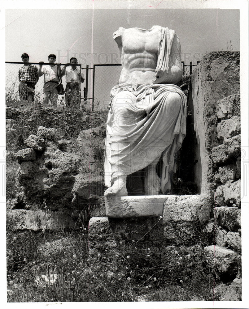 Caesarea Israel Roman Statue-Historic Images