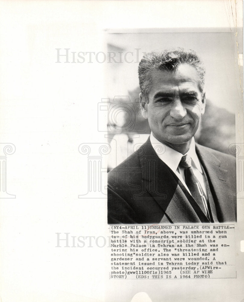 1965 Iran Royal Shah Mohammed Reza Pahlevi-Historic Images