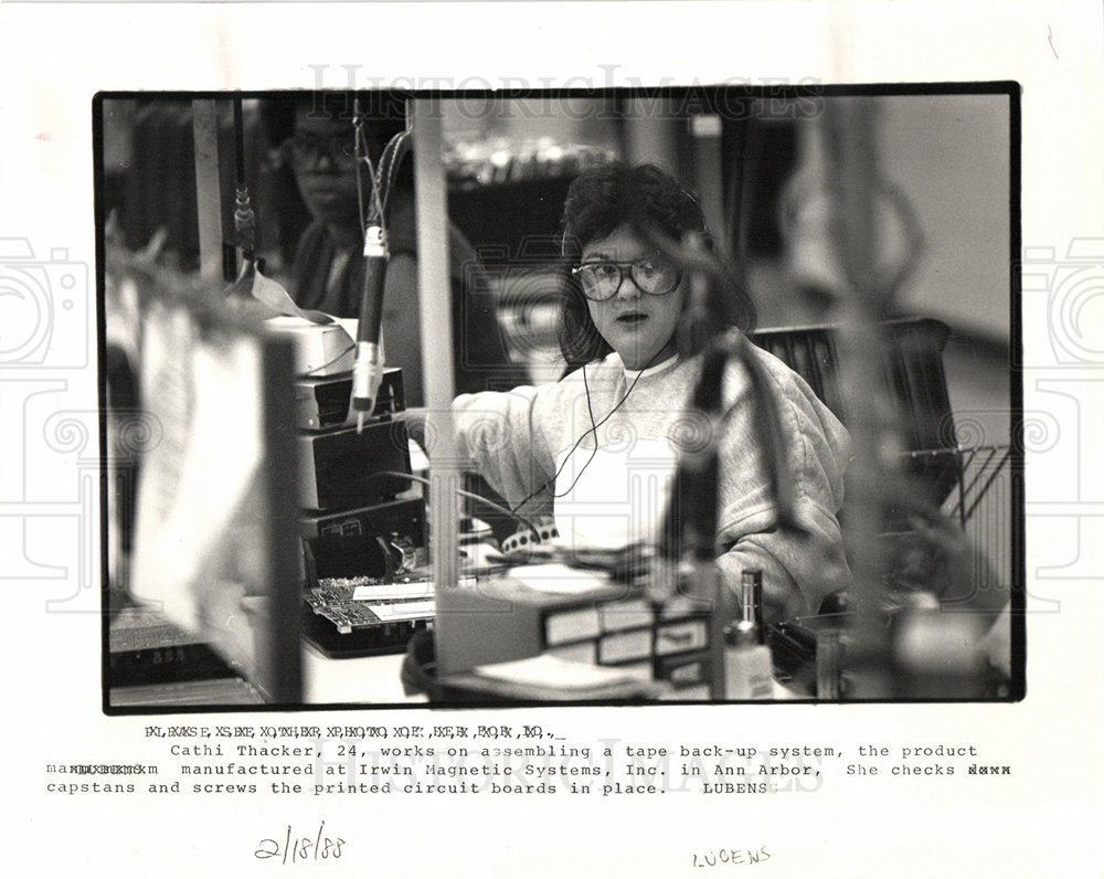 1988 Cathi Thacker,-Historic Images