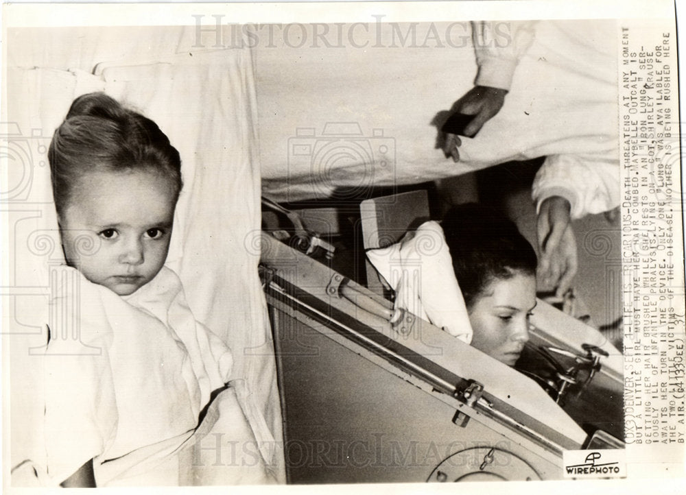 1937 Iron Lung Infantile Paralysis Victims-Historic Images