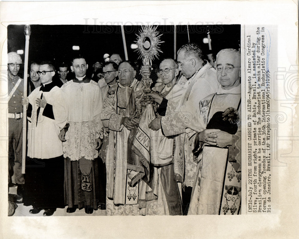 1955 altar ceremony Eucharistic Congress-Historic Images