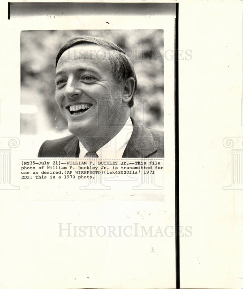 1971 William F Buckley Jr-Historic Images