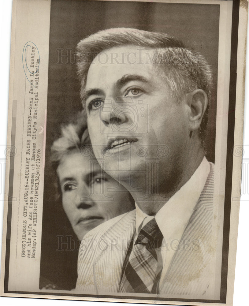 1976 Senator James L Buckley Ann Kansas-Historic Images