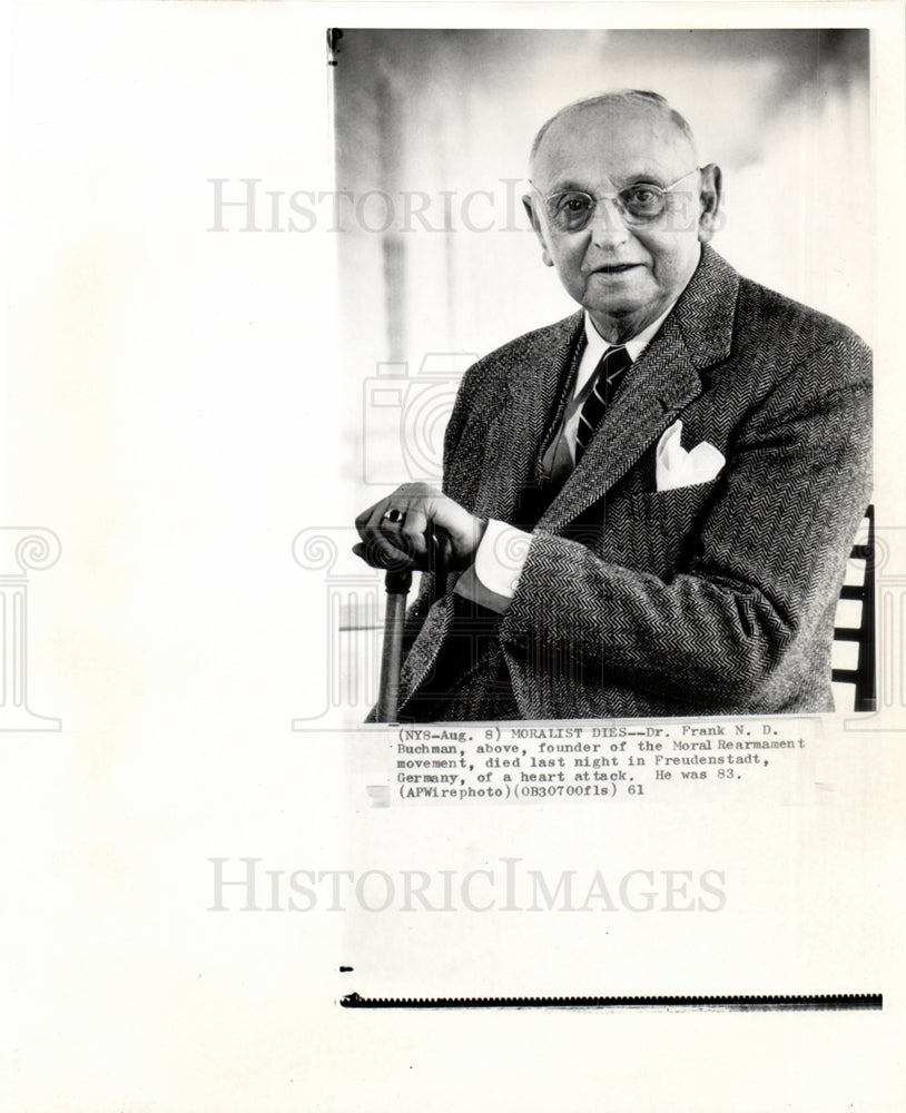 1961 Dr. Frank N D Bushman-Historic Images